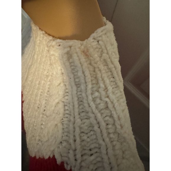 Vintage Casa Maglia Christmas Holiday Sweater Rhinestones Size L - Picture 5 of 10